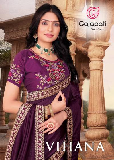 GAJAPATI VIHANA 21051 TO 21058 DESIGNER SAREE WHOLESALER IN INDIA